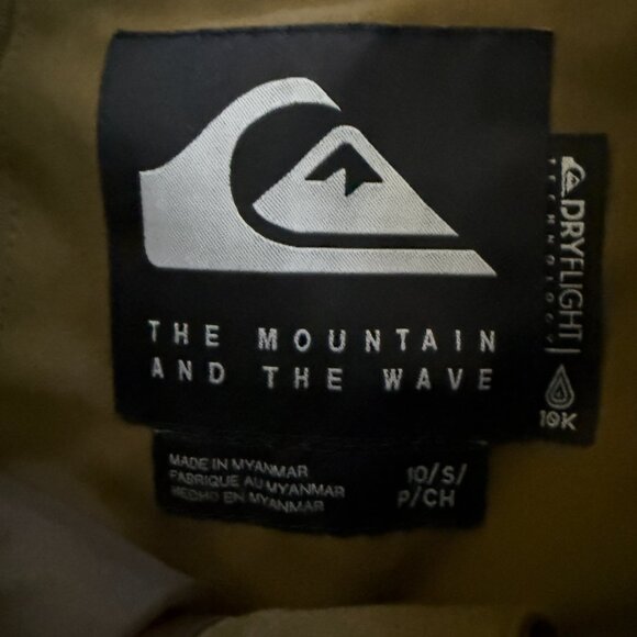 Quicksilver Boys Sz 10 Green Ski Pants - Picture 4 of 6